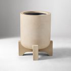 Cady Cradled Ficonstone Indoor/Outdoor Planters