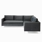 Harris Loft 3-Piece L-Shaped Sectional (105") - Metal Legs