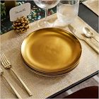 Pure Metallic Stoneware Salad Plate Sets