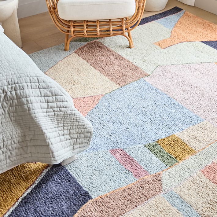 West elm ウールラグ　wool rug モロッコ製 West elm ウールラグ wool rug モロッコ製 Souk Shag Wool Rug | West Elm
