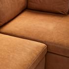 Marin Leather 2-Piece Chaise Sectional (114")
