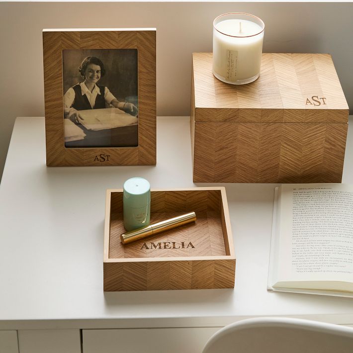 Georgia Graphic Wood Jewelry Box | West Elm