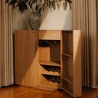 Arantxa Oak Bar Cabinet (36")