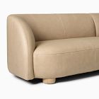 Laurent Leather 2-Piece Bumper Sofa (122.5&quot;)