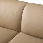 Laurent Leather 2-Piece Bumper Sofa (122.5&quot;)