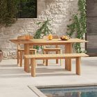 Anton Outdoor Teak Dining Table (72&quot;&ndash;96&quot;)