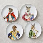 Dapper Animal Patriotic Salad Plates