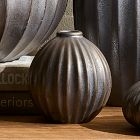 Metallic Ceramic Bud Vases