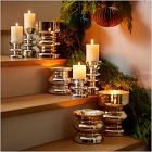 Modern Mercury Glass Candleholders