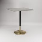 Orbit Restaurant Square Bar Table - Quartz