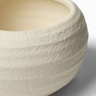 Rounded Ceramic Fluted Tabletop Planters