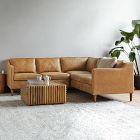 Hamilton Leather 3-Piece L-Shaped Sectional (88"&ndash;98")