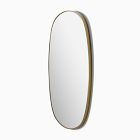 Open Box: Rounded Edge Bath Mirror - Brass