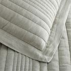 European Flax Linen Linework Quilt &amp; Shams