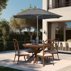 7.5' Round Outdoor Patio Umbrella - Rustproof Aluminum Tilt Frame