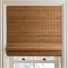 Custom Bamboo Blackout Roman Shade