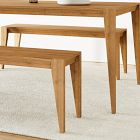 Anderson Solid Wood Extendable Dining Table (40&quot;&ndash;90&quot;) &amp; 2 Dining Benches (40&quot;) Set