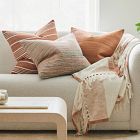 Silk Stripe Pillow Cover