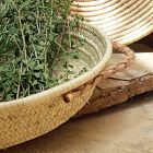 Alcantara Frederic Tray w/ Leather Handles