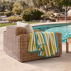 Biarritz Woven Stripe Beach Towel