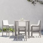 Portside Outdoor Bar Table (35") &amp; Cusco Stools Set