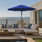 Premium Contract Grade 9' Round Outdoor Patio Umbrella - Rustproof Aluminum Frame