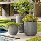 Textured Radius Ficonstone Indoor/Outdoor Planters