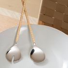 Rattan Salad Servers (Set of 2)