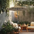 Premium 7.5' Round Outdoor Patio Umbrella - Rustproof Aluminum Tilt Frame