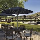 Premium Contract Grade 7.5' Round Outdoor Patio Umbrella - Rustproof Aluminum Frame