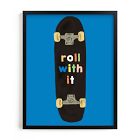 Roll With It Framed Wall Art by Minted for West Elm Kids