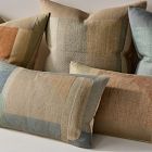 Woven Silk Patches Pillow Cover