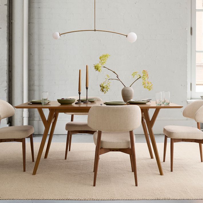 Mid-Century Extendable Dining Table (39