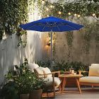 Premium 7.5' Round Outdoor Patio Umbrella - Rustproof Aluminum Tilt Frame