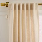 Cortlandt Linen Blend Basketweave Curtain