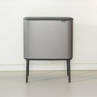 Brabantia Bo Touch Dual-Compartment Trash Can (3 &amp; 6 Gallon)