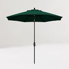 Premium 9' Round Outdoor Patio Umbrella - Rustproof Aluminum Tilt Frame
