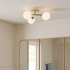 Holling 3-Light Flush Mount (15")