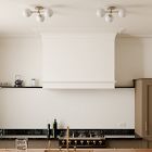 Holling 3-Light Flush Mount (15")