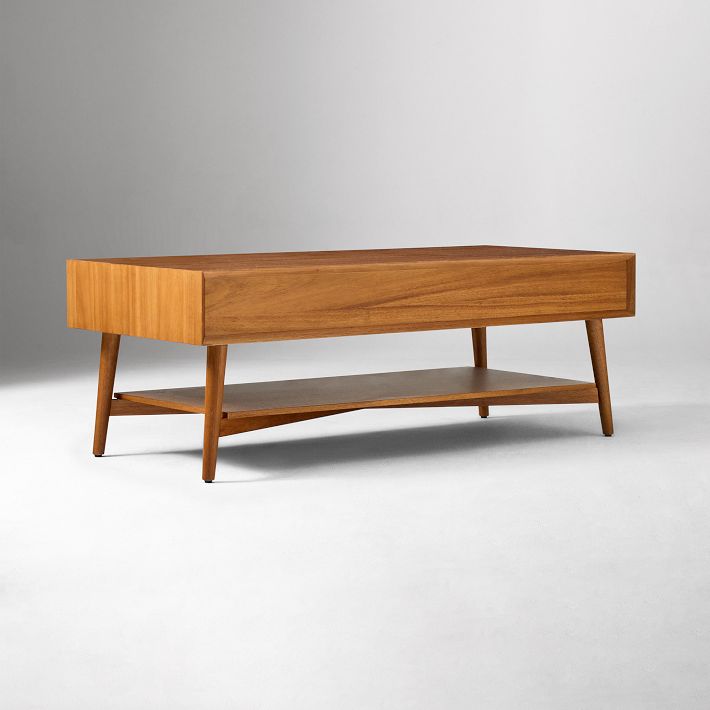 Mid-Century Storage Coffee Table | Modern Living Room Furniture