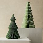 Tonal Green Decorative Paper Tabletop Trees