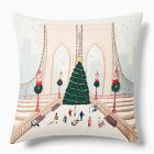 Nicole Cicak Brooklyn Bridge Christmas Pillow Cover
