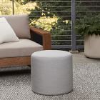 Sunbrella&#174; Indoor/Outdoor Canvas Round Pouf