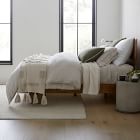 European Flax Linen Pom Pom Duvet Cover &amp; Shams