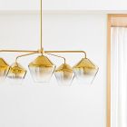 Sculptural 5-Light Geo Chandelier