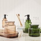 Apothecary Glass Bath Accessories