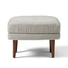 Lucia Ottoman - Wood Legs