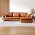 Harmony Leather 2-Piece Chaise Sectional (117&quot;)