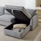 Haven 2-Piece Sleeper Sectional w/ Storage Chaise (115")