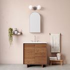 Arched Metal Framed Medicine Cabinet